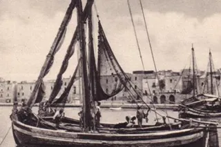 Immagine storica del porto di Trani