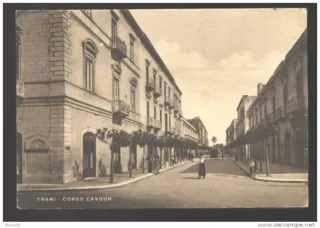 Cartolina d'epoca di strada