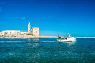 Cattedrale e barca di giorno