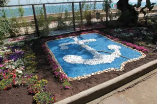 Mosaico con ancora