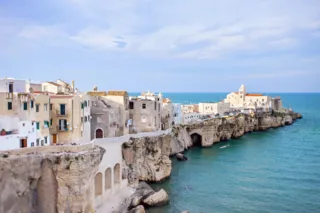La costa di Vieste sul Gargano