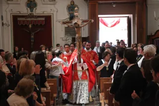 Il Crocifisso nel santuario di Santa Maria di Colonna a Trani