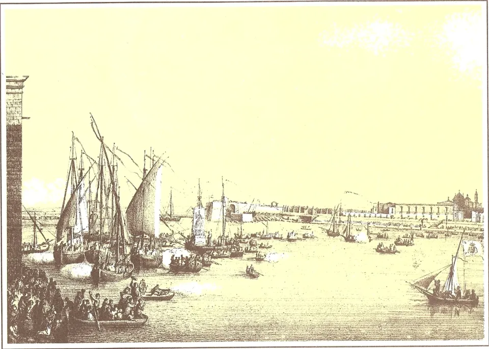 Incisione del porto