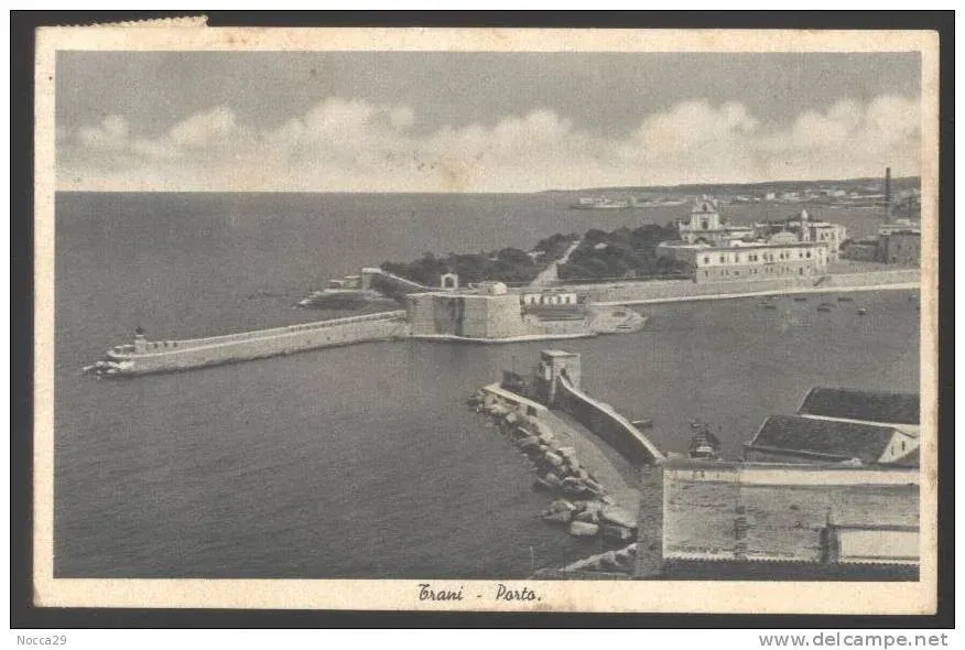 Cartolina d'epoca del porto