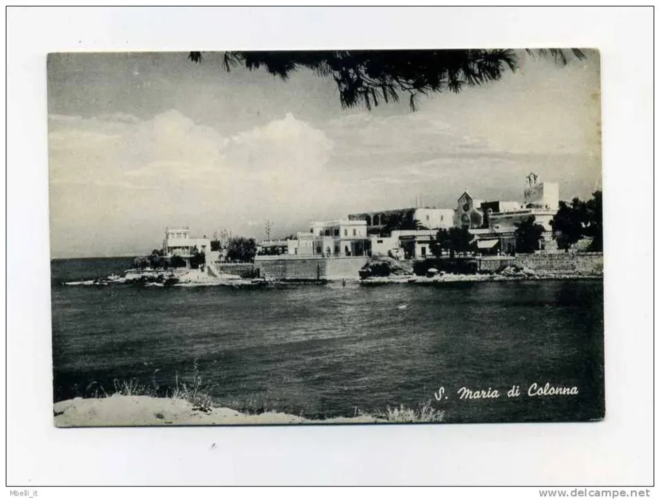 Cartolina d'epoca della costa