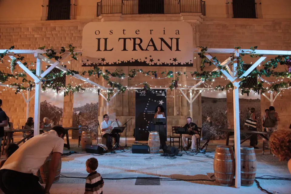 Palco con band