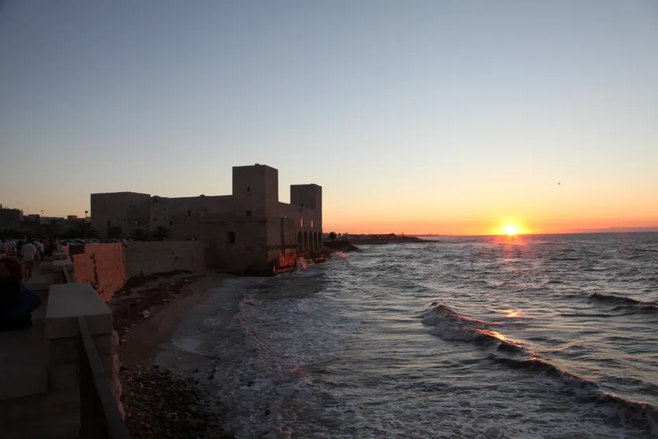 Castello al tramonto