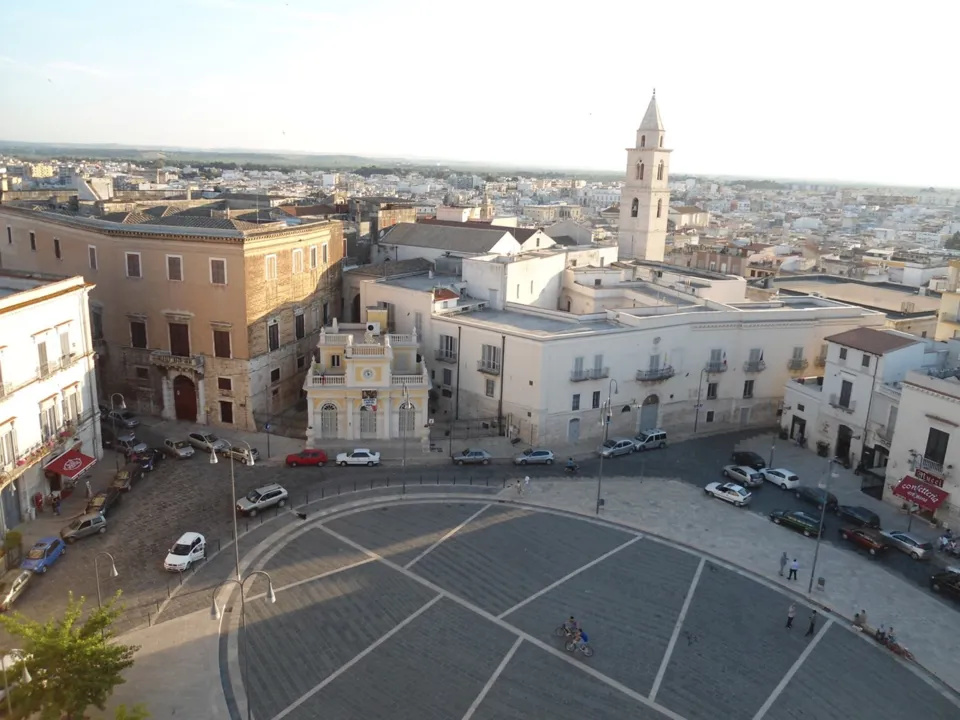 Veduta del centro storico di Andria