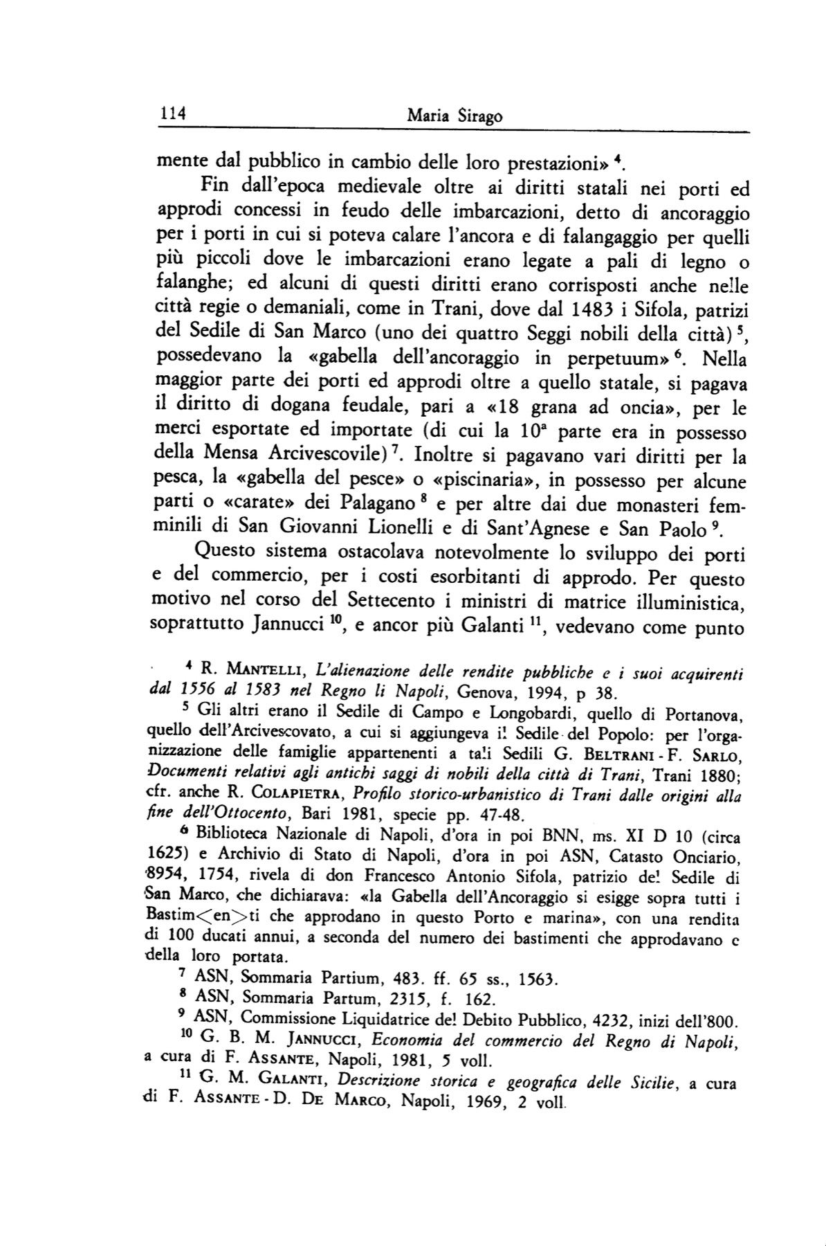 Pagina 114 — Maria Sirago, Archivio Storico Pugliese, 1998