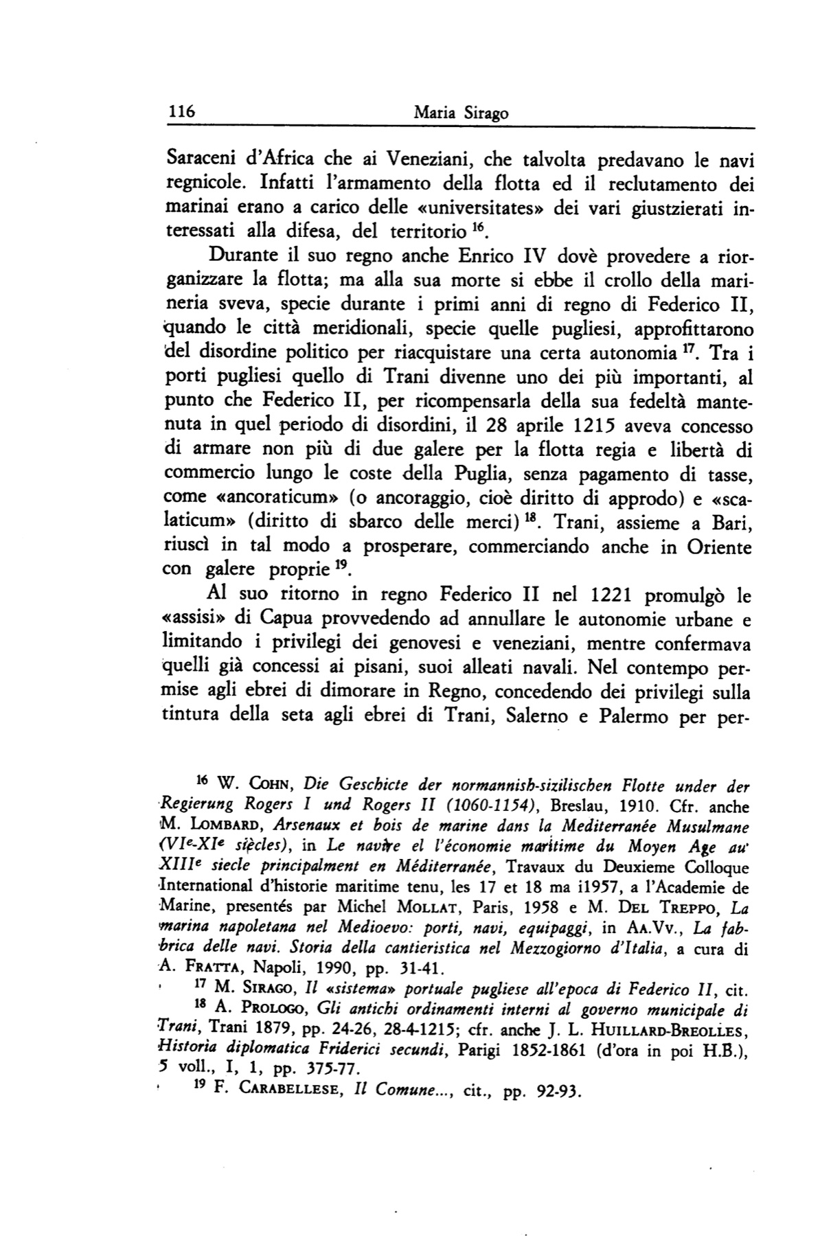 Pagina 116 — Maria Sirago, Archivio Storico Pugliese, 1998