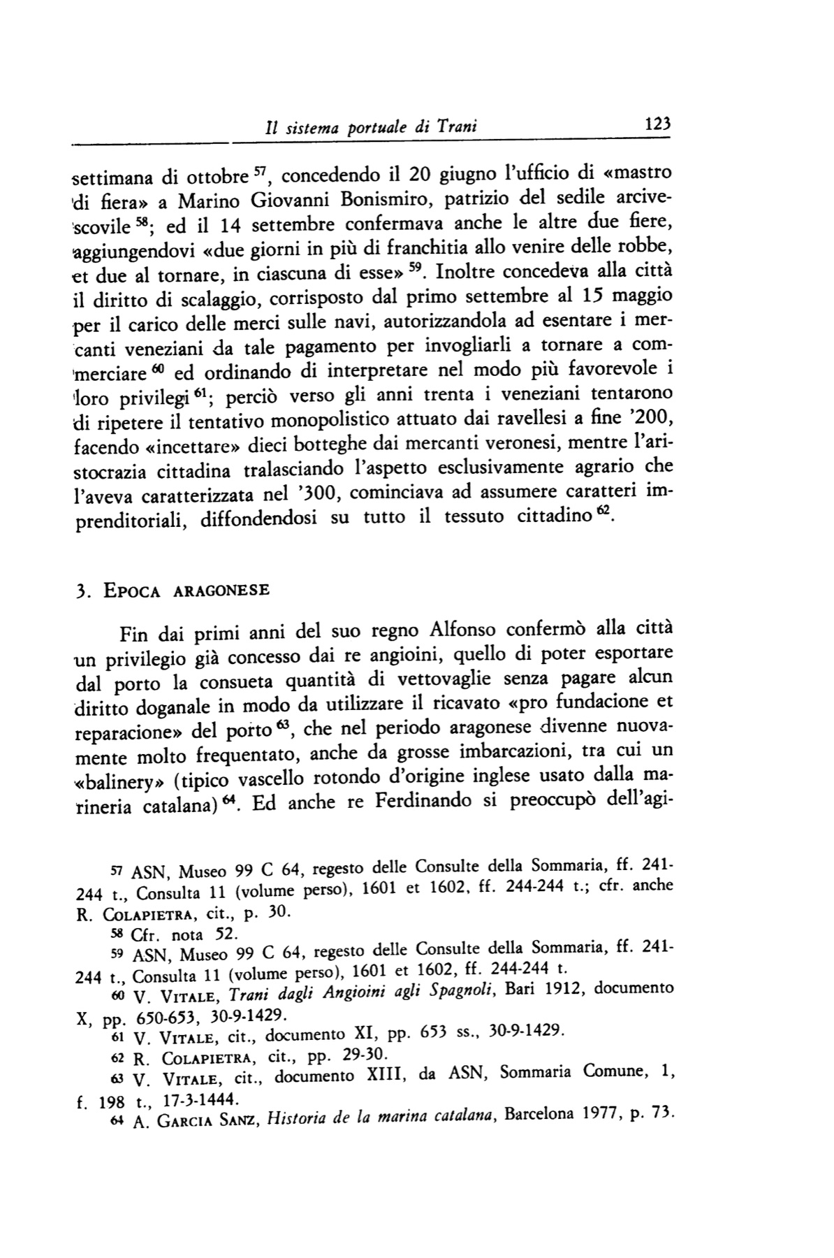 Pagina 123 — Maria Sirago, Archivio Storico Pugliese, 1998
