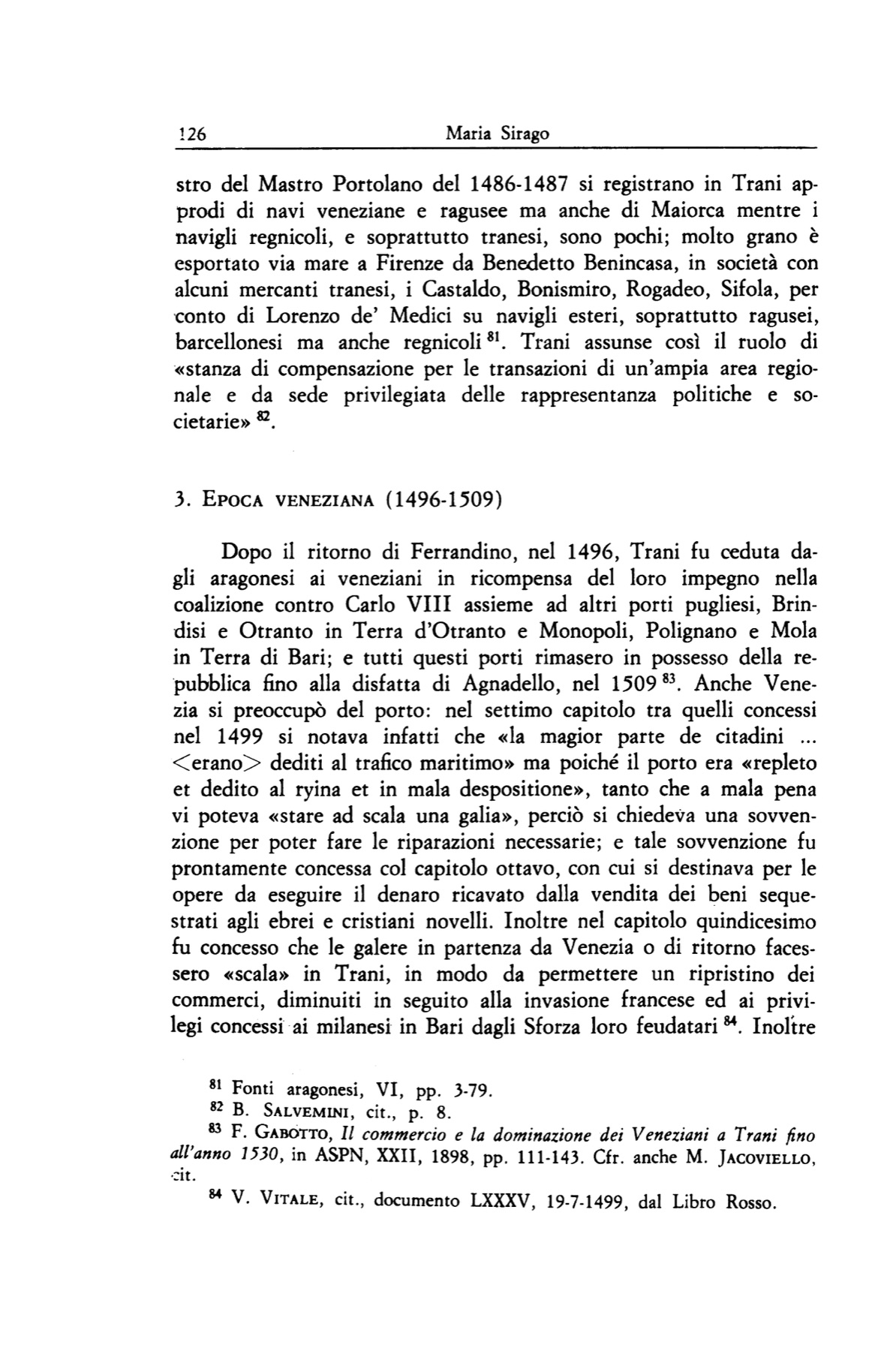 Pagina 126 — Maria Sirago, Archivio Storico Pugliese, 1998