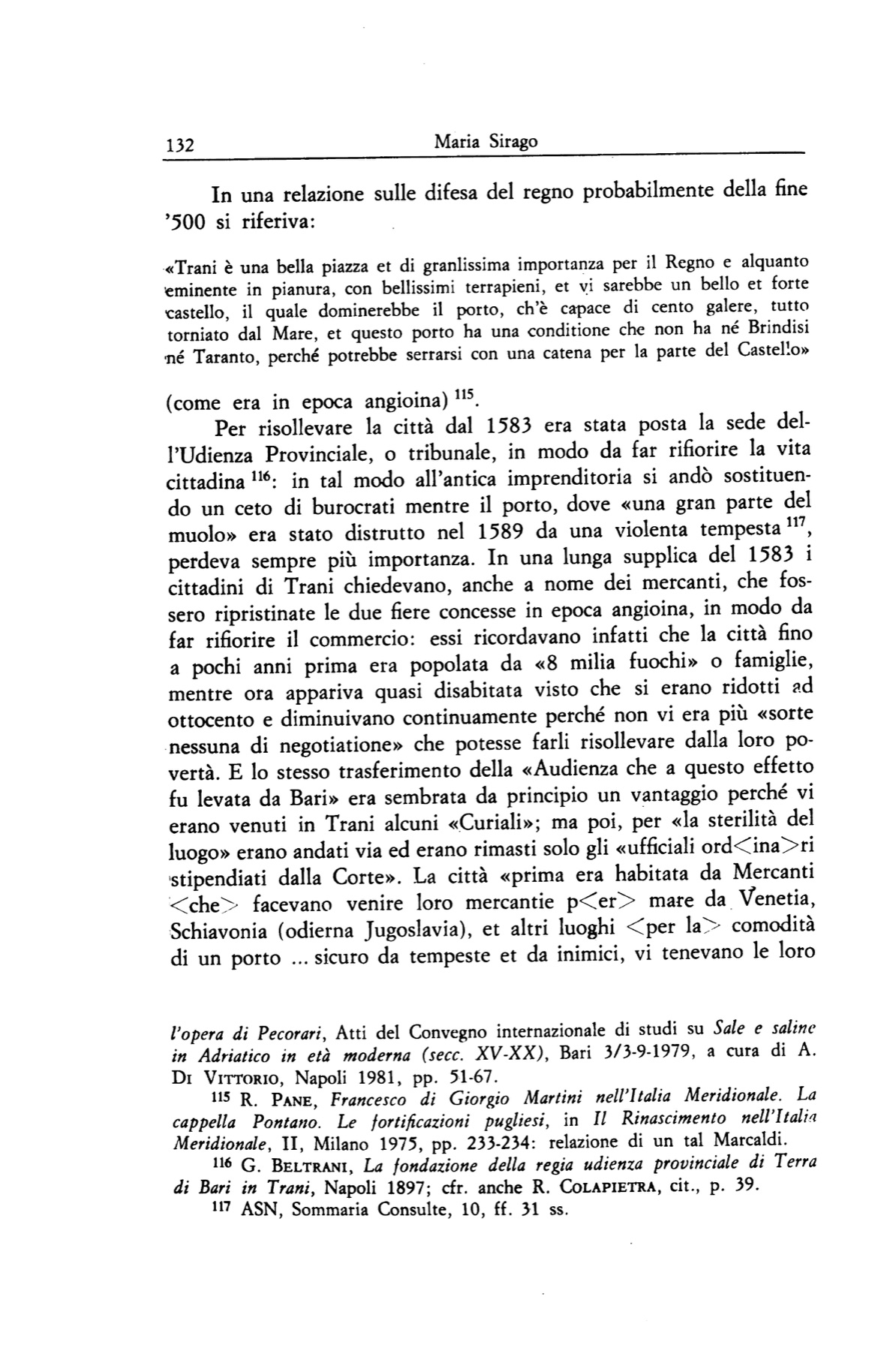 Pagina 132 — Maria Sirago, Archivio Storico Pugliese, 1998