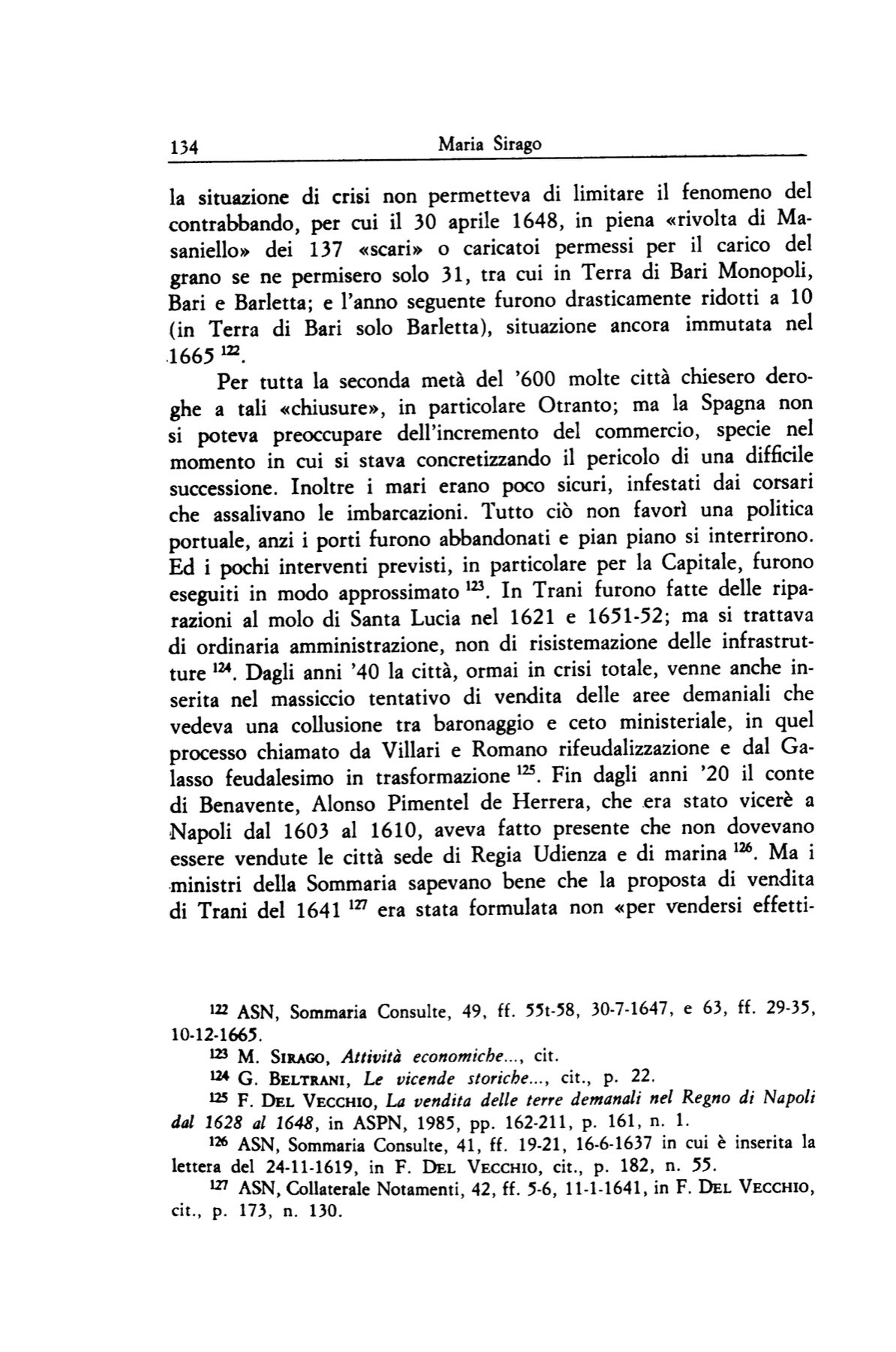 Pagina 134 — Maria Sirago, Archivio Storico Pugliese, 1998