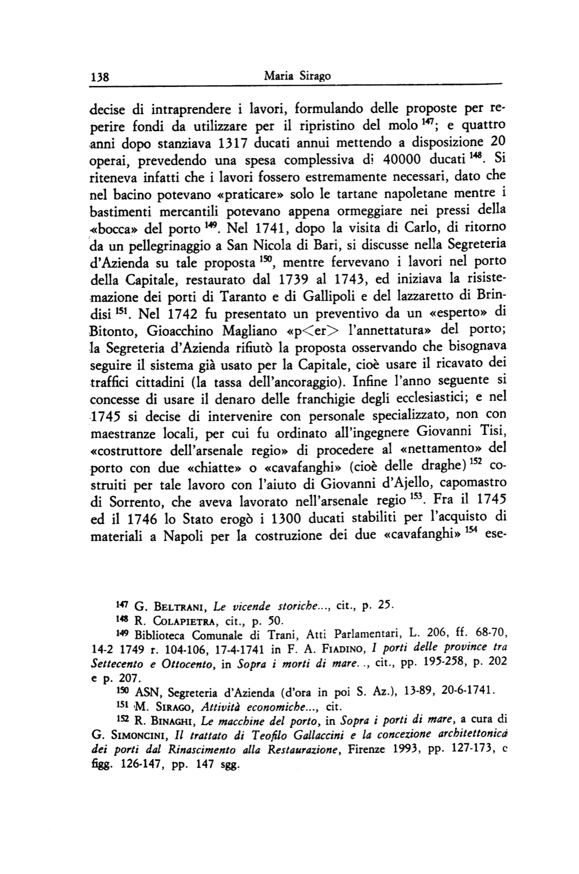 Pagina 138 — Maria Sirago, Archivio Storico Pugliese, 1998