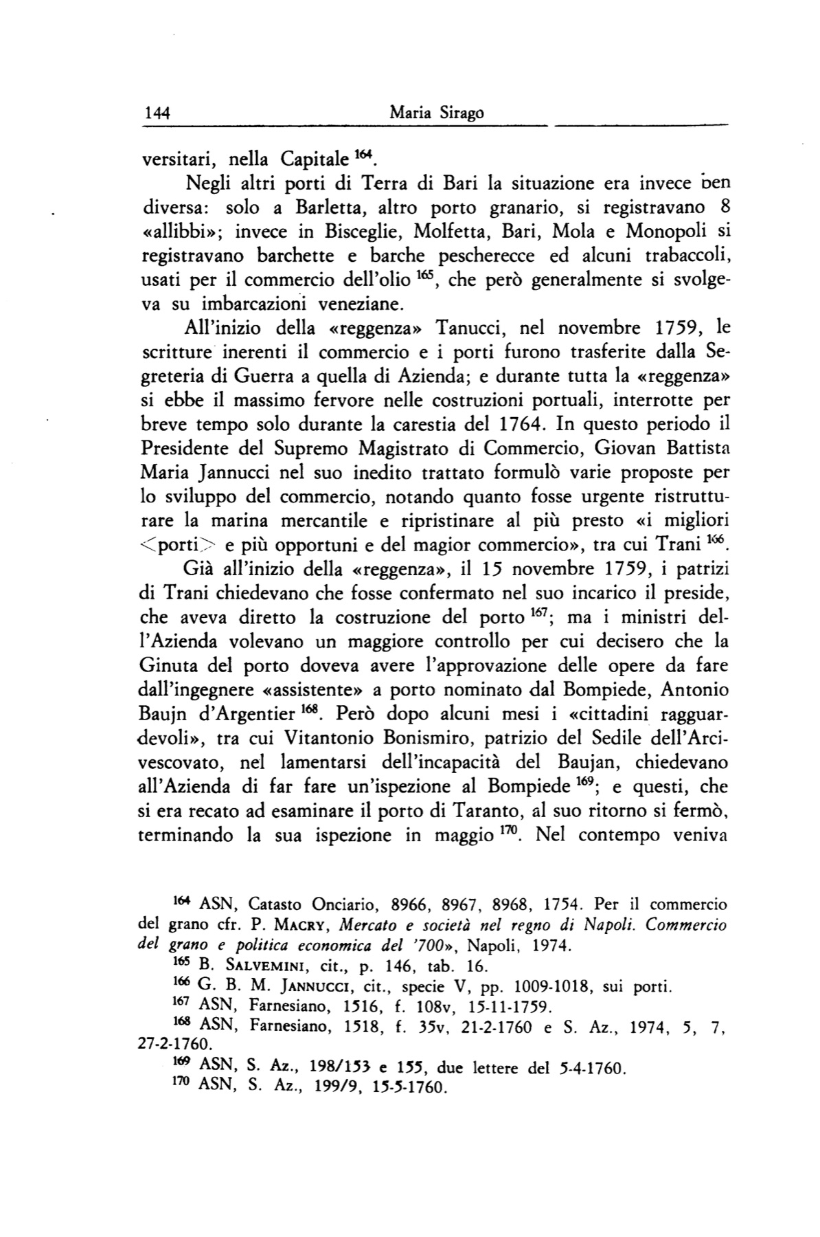 Pagina 144 — Maria Sirago, Archivio Storico Pugliese, 1998