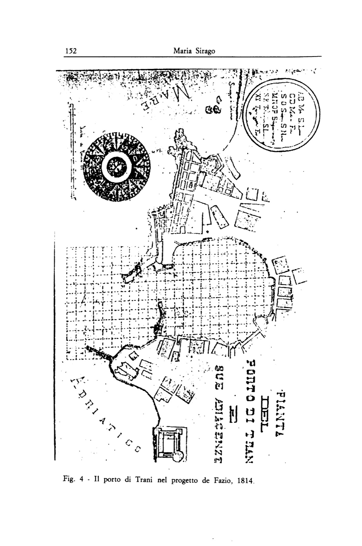 Pagina 152 — Figura 4: progetto di de Fazio — Maria Sirago, Archivio Storico Pugliese, 1998